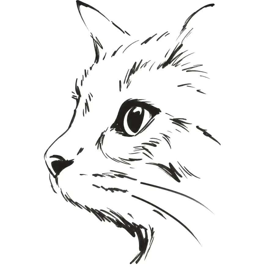 Il tratto ricavato — gatto