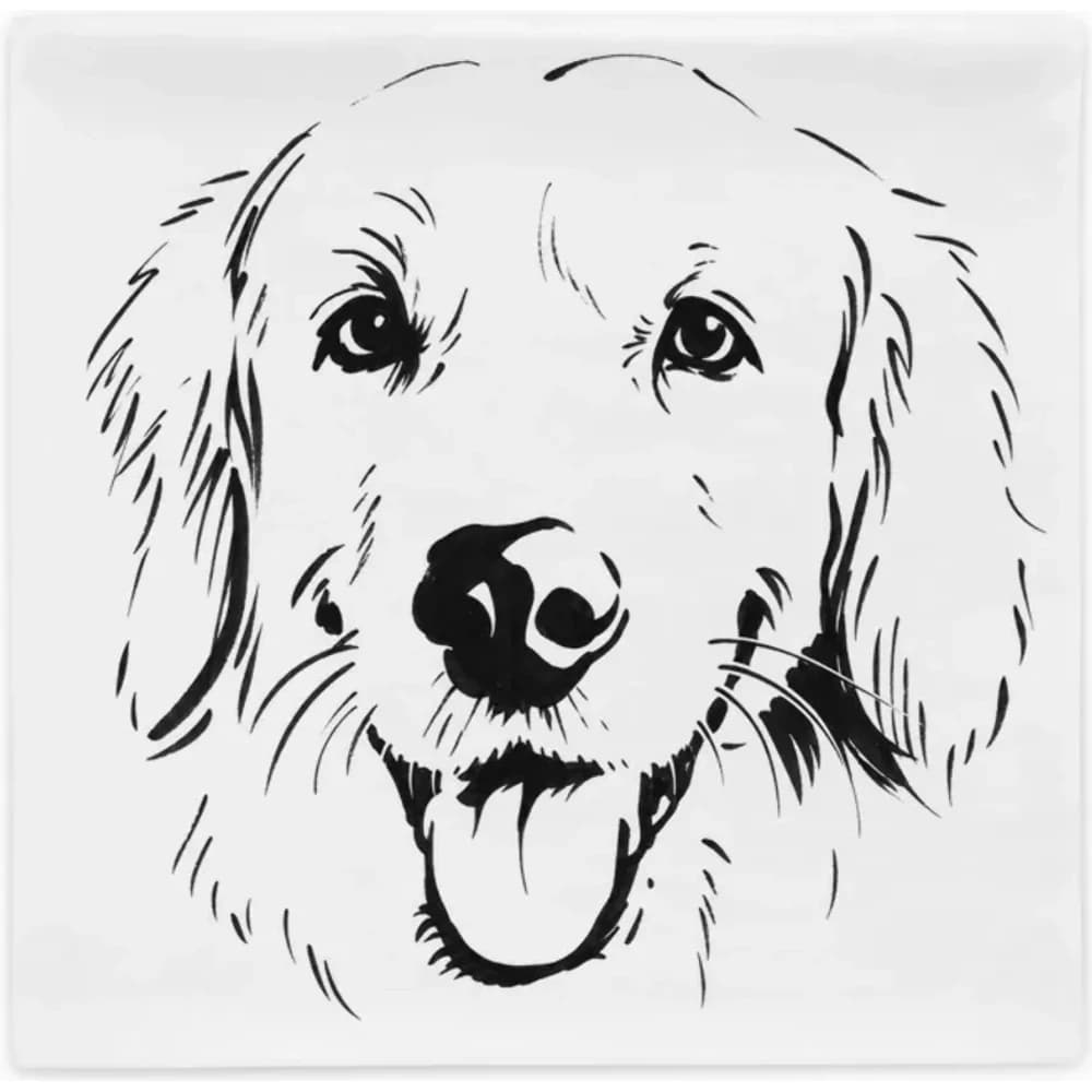 Federa 45 × 45 cm con il ritratto stampato